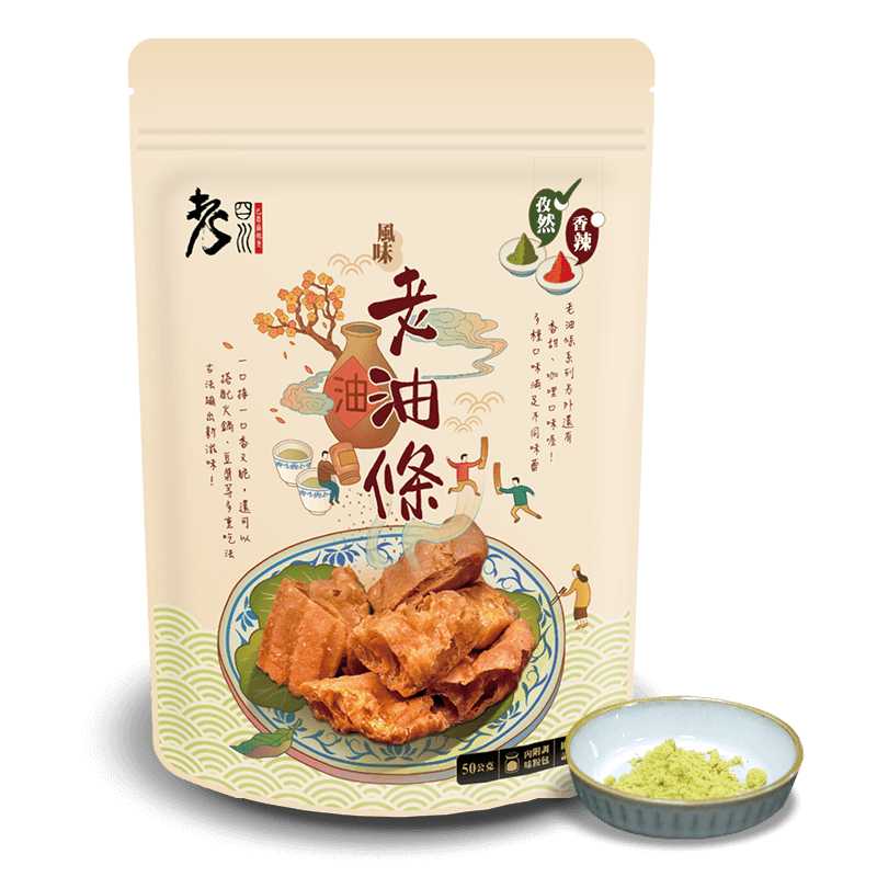 ◉ 預購商品 ◉ 主廚特調【老四川】搖搖老油條：孜然風味 50g