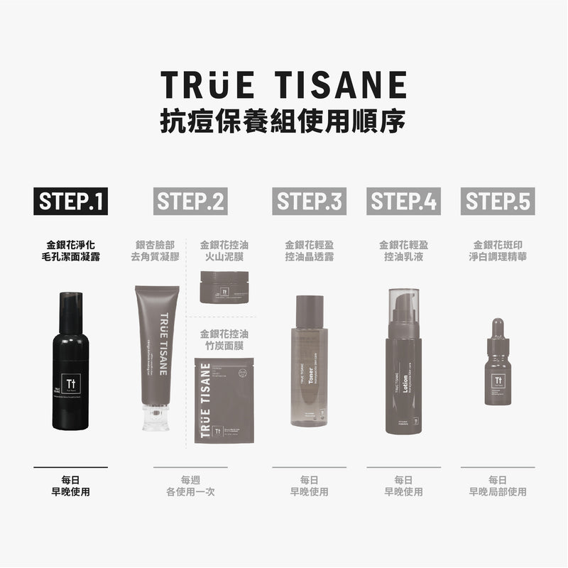 【TRUE TISANE】金銀花淨化毛孔潔面凝露