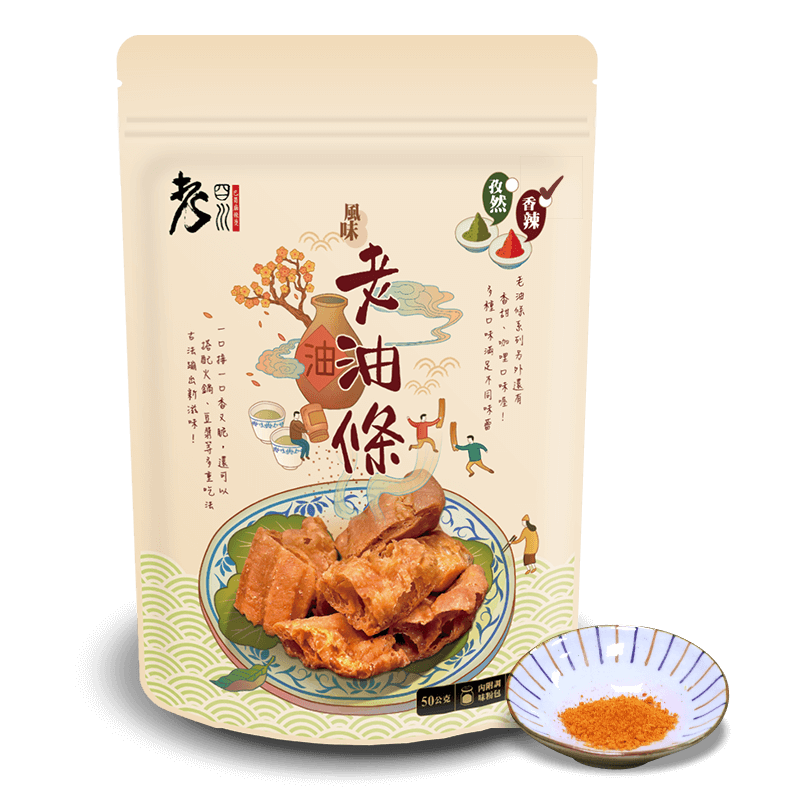 ◉ 預購商品 ◉ 主廚特調【老四川】搖搖老油條：香辣風味 50g
