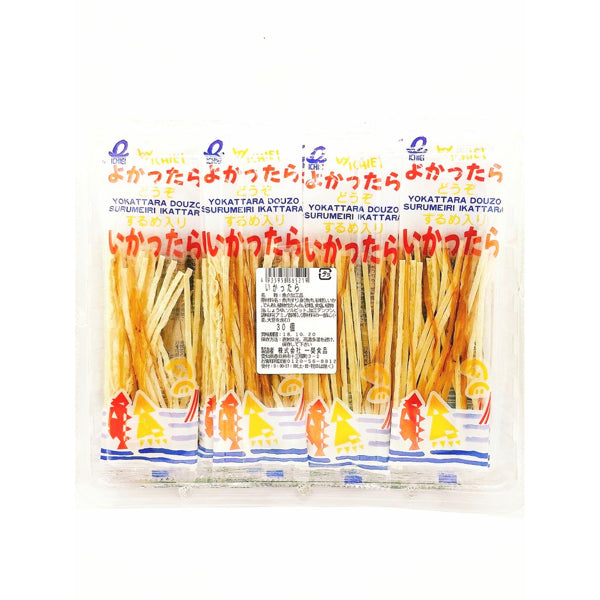 日本愛知縣產！一榮墨魚鱈魚絲 30小包/ 盒 180g