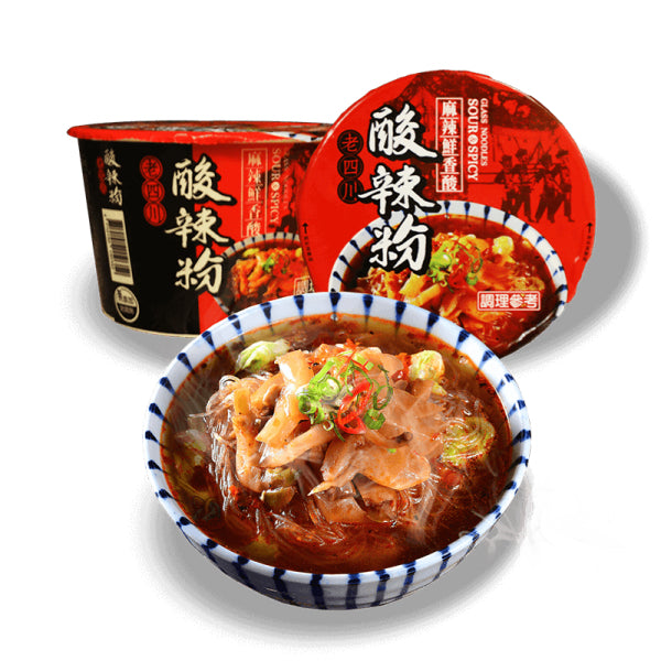 暖心開胃 經典川式麻辣【老四川】酸辣粉 106.5g/ 碗