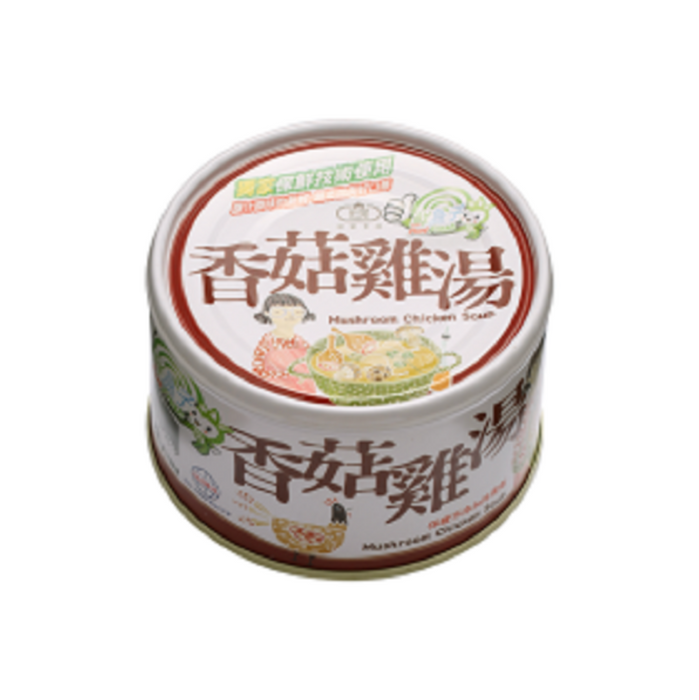 【鮮盒子】即食湯品罐頭系列：香菇雞湯