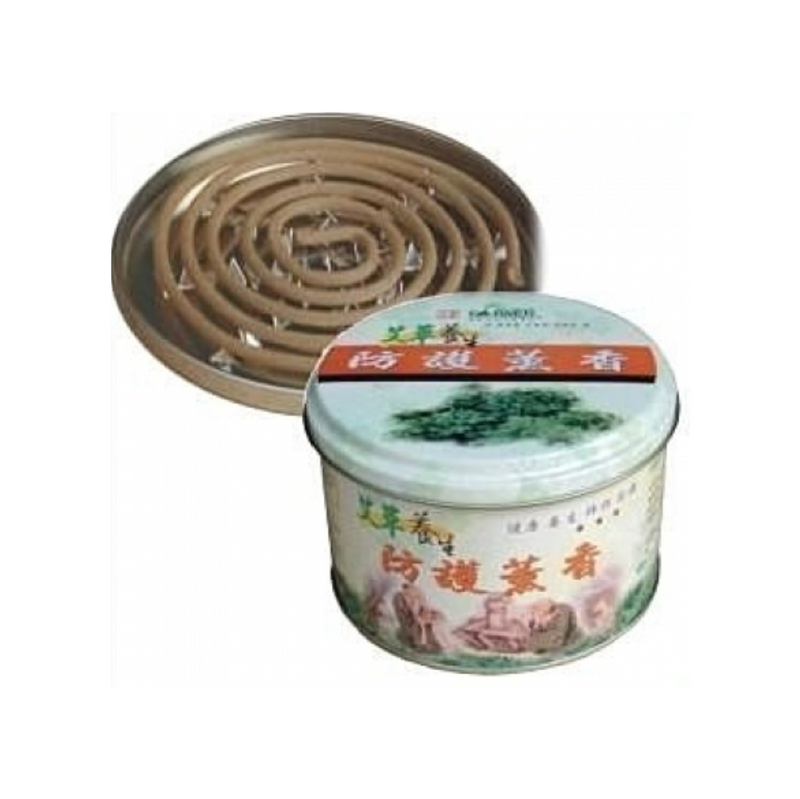 【艾草之家】艾草養生防護薰香 天然艾草蚊香 鐵盒 Artemisia Incense Coils Metal Box 30pcs