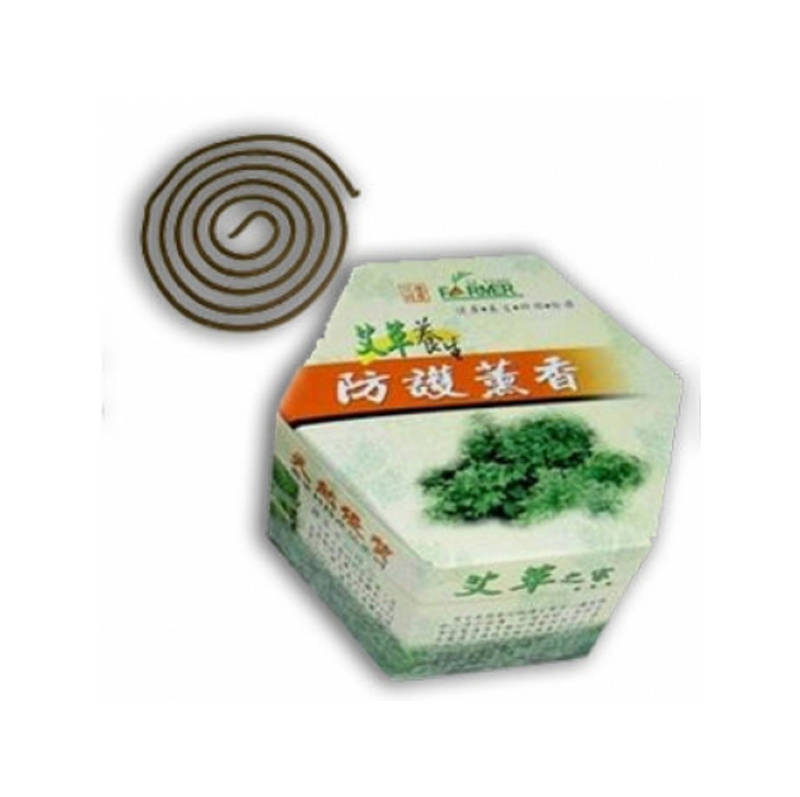 【艾草之家】艾草天然防護薰香 環保盒裝 Artemisia Incense Coils Paper Box 32pcs