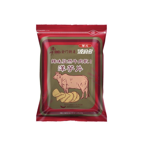 【華元】波的多高坑辣孜然牛肉乾洋芋片 65g