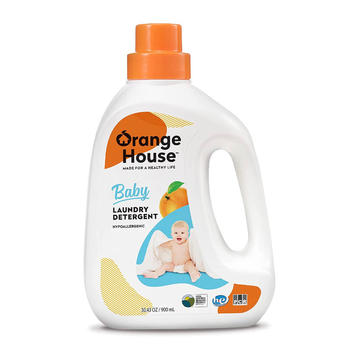 【橘子工坊】天然低敏嬰兒洗衣精 900ml（全英版）