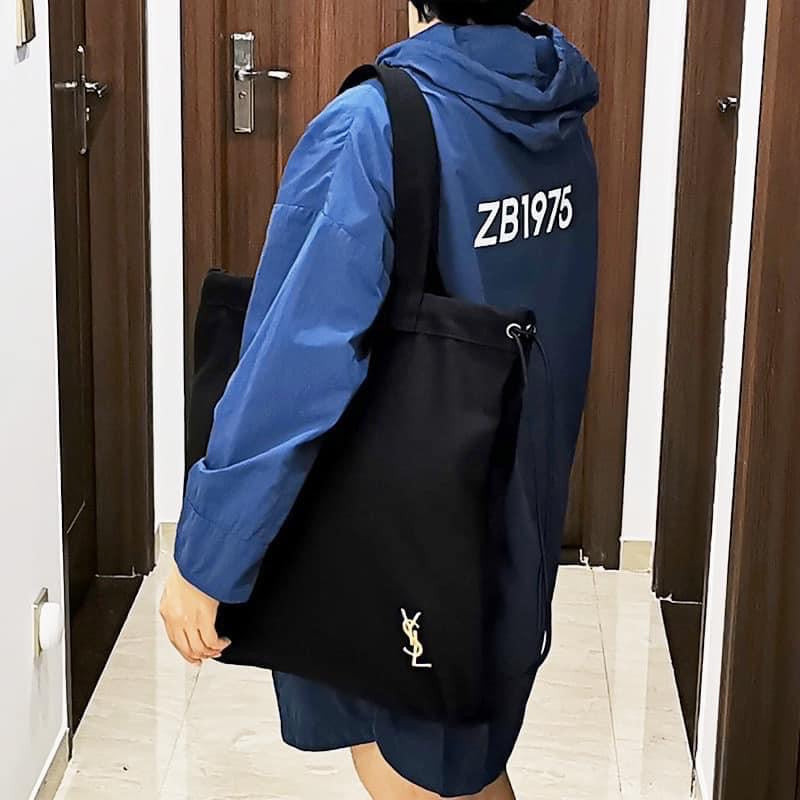 【現貨】YSL 雜誌款帆布袋