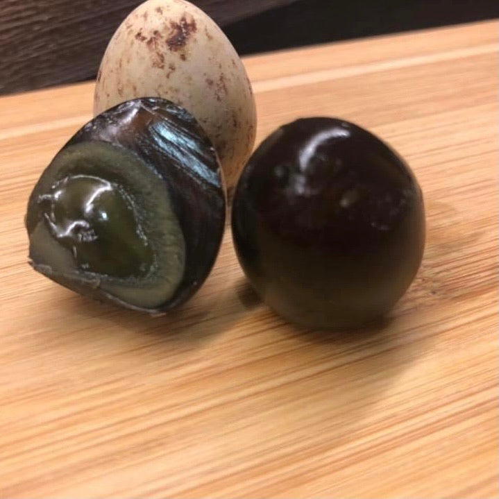來自阿里山下的少女心【陽光鵪鶉牧場】一口Q 皮蛋 18顆裝