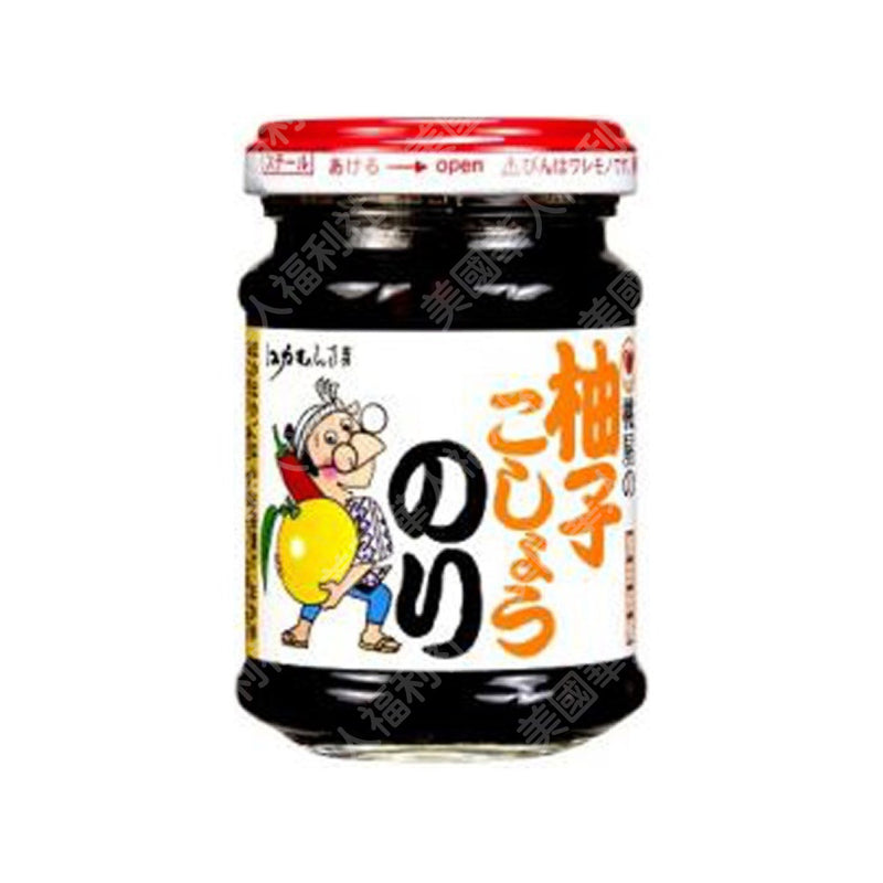 ★ / 日本進口 / 清淡柚香、昆布甜味【桃屋】柚子胡椒海苔醬 100g/ 罐 ★