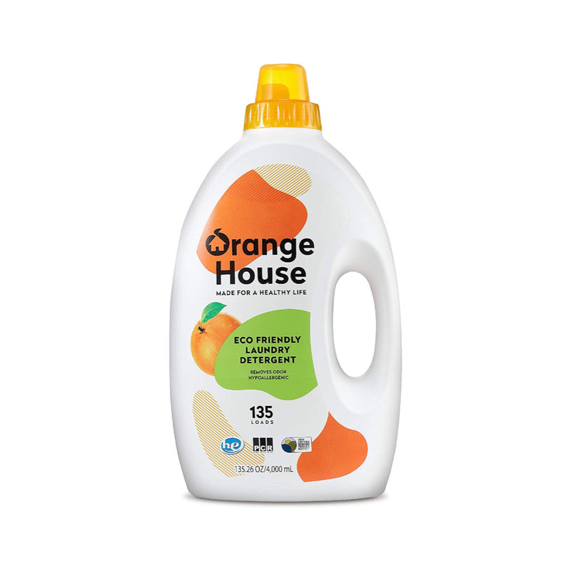 【橘子工坊】天然濃縮洗淨病毒酵素洗衣精 Liquid Laundry Detergent 4000ml x3pcs