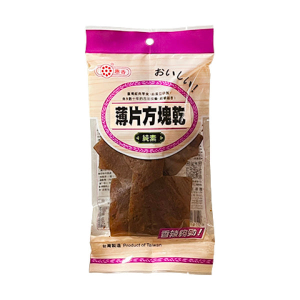 【惠香食品】薄片方塊乾（小辣）120g/ 包