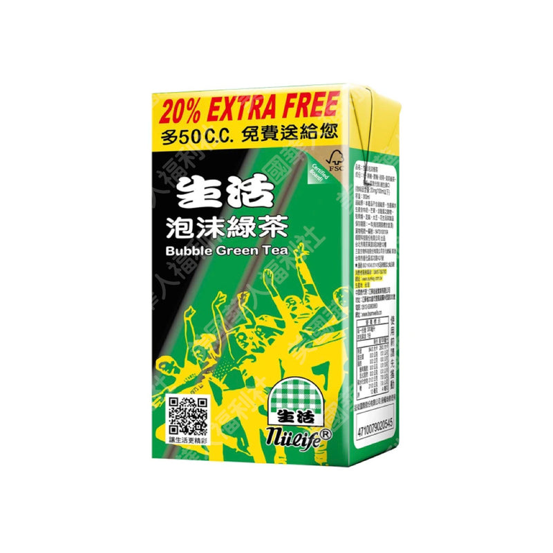 合作社必買【生活】泡沫綠茶300ml