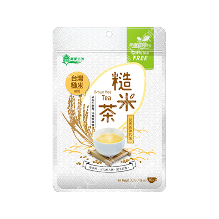 【義美生機】台灣糙米茶 200g（20g 十包）