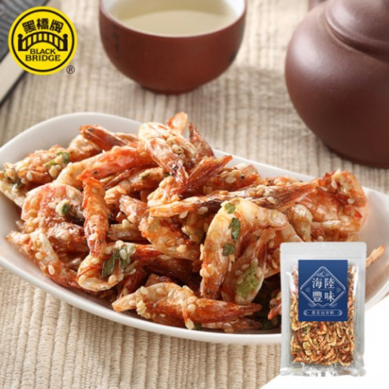 預購商品【黑橋牌】蔥花冠軍蝦 100g