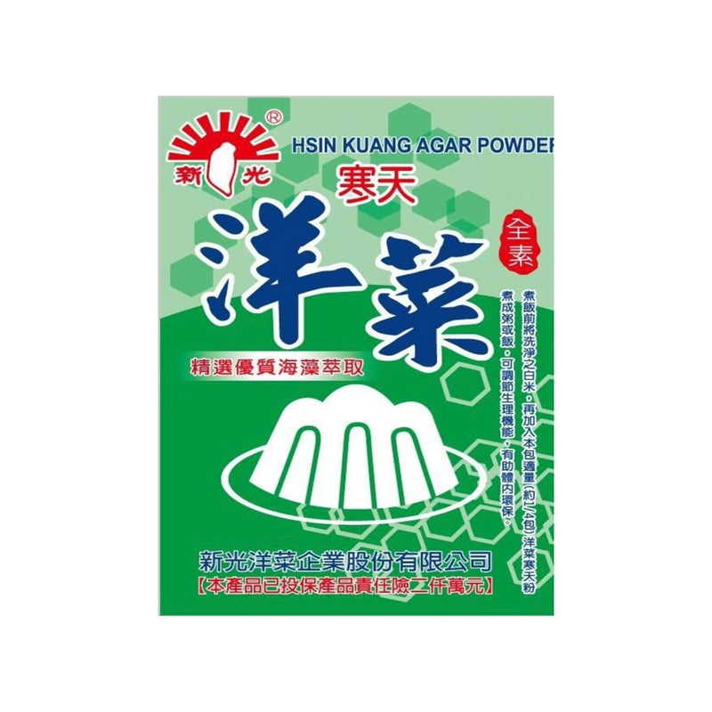 【新光洋菜】(全素) 洋菜寒天粉 10g