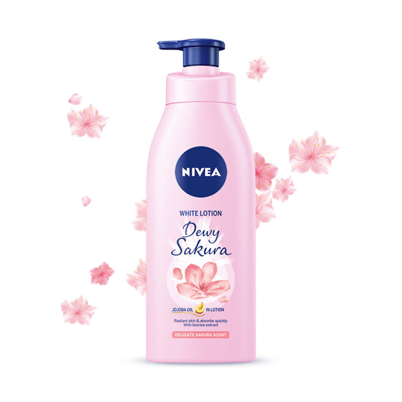 🌸 櫻花限定買一送一 🌸【妮維雅】粉嫩嫩潤白水凝乳櫻花香氛款 350ml