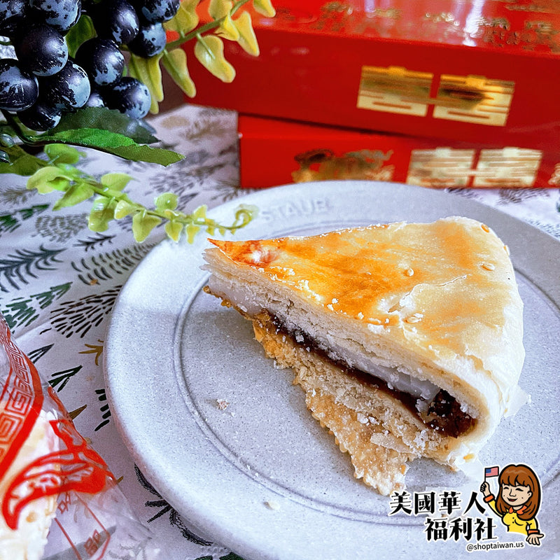 ◉ 預購商品 ◉【新建成餅店】麻糬紅豆蛋黃 12兩（每月 20 日結單，下月 15 日開始出貨）