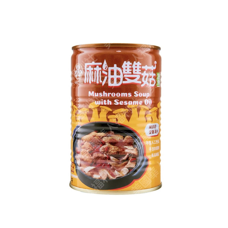 【廣達香】麻油雙菇 400g