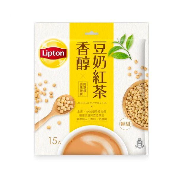 【立頓】香醇豆奶紅茶 19g x 15包/ 袋