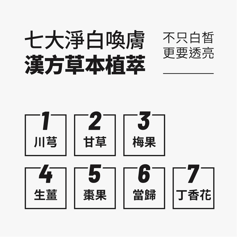 【TRUE TISANE】亮顏透澤七白洗面乳 100ml